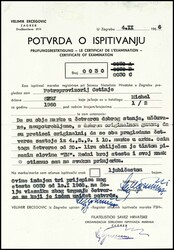 Montenegro Portomarken, 10 L. auf 5 C. und 20 L. auf 5 L. Ausgabe ...