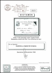 1901, 20 C. green black as bisects (right half) on postcard with ...