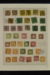 1849-1920. Postfrische, ungebrauchte und gestempelte Sammlung im ...
