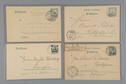 13 bedarfsgebrauchte Ganzsachen Auslandspostämter und Kolonien, gute ...