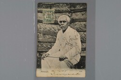 3, 5, 10 Pfennig auf fünf vorderseitig frankierten Bildpostkarten ...