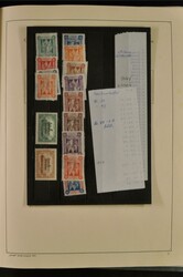 1914-1939. collection in all conditions in the illustrated album. ...