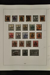 1920-1939. Postfrische, ungebrauchte und gestempelte Sammlung auf ...