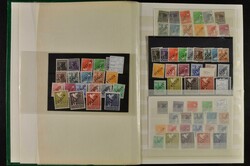 1948-1970. Postfrischer und gestempelter Bestand im Steckbuch. Mit ...