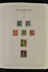 1948-1990. Gestempelte, bis auf den Schwarzaufdruck offensichtlich ...