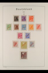 1948-1990. Postfrisch/ungebraucht und gestempelt, doppelt geführte ...