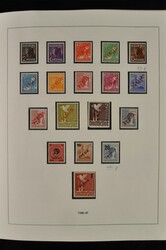 1948-1990. Postfrische, in den Hauptnummern offensichtlich komplette ...