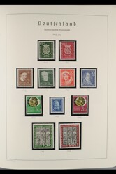 1949-2000, nach Hauptnummern komplette, in postfrischer Erhaltung ...