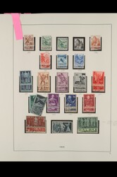 1900-1975. Über weite Strecken postfrisch und gestempelt, doppelt ...