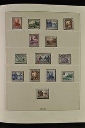 1947-1996. Postfrische, in den Hauptnummern nach Vordruck ...