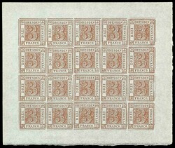 DRESDEN, HANSA, 1900, "Dresden of three" issued to the 50 years ...