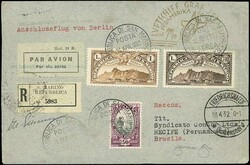 3. South America flight 1932, registered letter from San Marino 14.4. ...