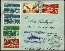 8. Südamerikafahrt 1933, Brief ab Romanshorn 16.9. nach Paraguay mit ...