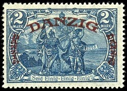 2 Mark "high values only for franking by the postal service", unused ...