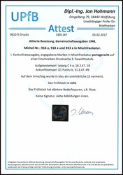 6, 10 and 60 pfennigs numerals on by itself with 76 pfennigs postage ...