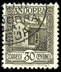 1929, 30 c. "townhall" in the better B-perforation, sound, Michel 170 ...