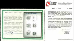 1944, 0, 05 Fr. to 1 Fr. postal stamps in A and B-perforation, each ...