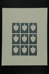 1943, 2 K. - 7 K. labour service, in the imperforated miniature ...