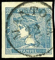 "MANTOVA 12 / 5" single circle postmark cancel, tenuous postmarked ...