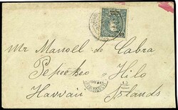 1905, letter franked with 65 C Carlos I. from Ponta Delgada (Azores) ...