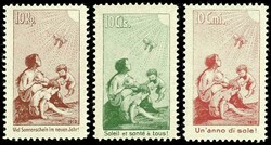 1912 Pro Juventute, 10 Rappen, 10 Centimes, 10 Centesimi, ...