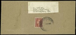 England, wrapper with 11 / 2 P and bilingual two ring cancel". 7. ...