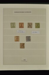 1850 / 1871, collection of various areas among others Heligoland, ...