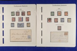 1868-1871, including Officials and Alsace complete cancelled (no. 25 ...