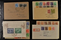 1945-1948. mint never hinged, isolates unused and cancelled ...
