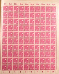 three sheet albums with sheet and parts of sheets Control Council ...