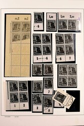 1947, worker / pigeon issue, mint never hinged and cancelled ...