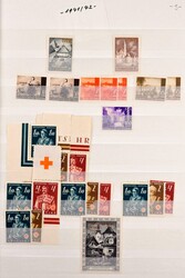 mint never hinged inventory with useful issues, as well number 39-40, ...