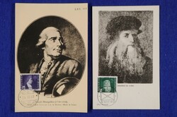 10 Fr aviation pioneer miniature sheets, very fine, in addition to it ...