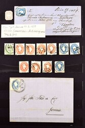 1850-1922, neat cancelled collection (only number 175-76 unused), ...