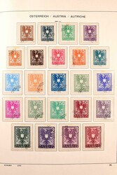 1945-1978, neat cancelled collection, hingeless in the Schaubek album ...
