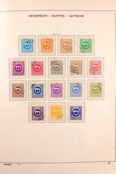 1945-1978, neat cancelled collection, hingeless in the Schaubek album ...