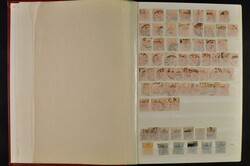 1850-1918, thick album with about 2500 values including Levant, ...