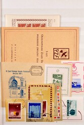 1950-1960, neat cancelled stock of souvenir sheets from souvenir ...