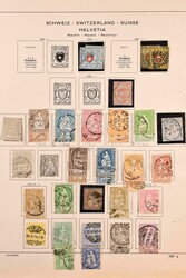 1850-1944, excellent, neat cancelled pre-war collection on aging ...