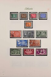 1944-1959, collection mounted on pages, obviously complete including ...