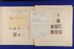 1850-1944, cancelled collection from classic on old printed forms. as ...