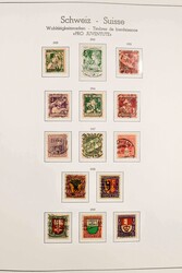1913-1984, cancelled collection the Pro Juventute and Pro ...