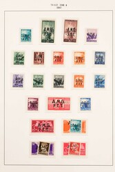 1947/1954, postfrische und ungebrauchte fast komplette Sammlung