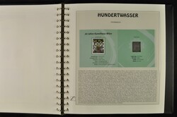 HUNDERTWASSER, collection from subscription sale in the illustrated ...