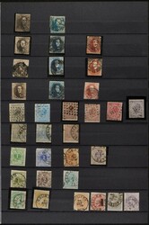 1849-1918, cancelled, good occupied small collection the early issues ...
