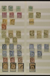 1866-1915, neat cancelled old stock with mostly middle and better ...