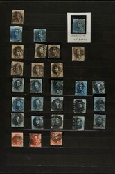 1849-1858, interesting lot the imperforated Leopold first issue ex ...