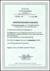 2 1 / 2 Pfg - 10 Mark with overprint "C. I. S", complete set with 14 ...