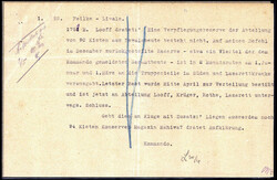 Botenpost Lettow-Vorbeck: 1917, geheimes Staatstelegramm mit entspr. ...