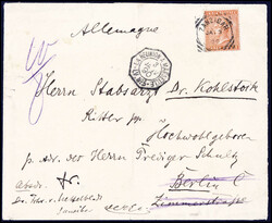 Post der Wissmann-Truppe im Araber-Aufstand: ZANZIBAR 3/1 90, klarer ...